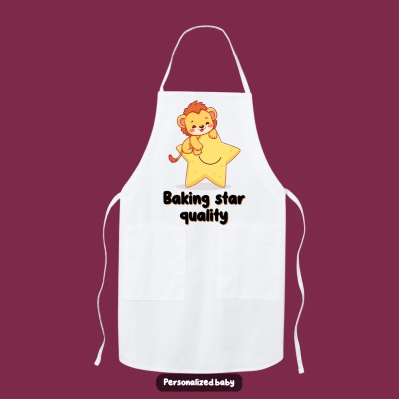 Funny Lion Cub Apron: Cook Up Bravery With Star Climber