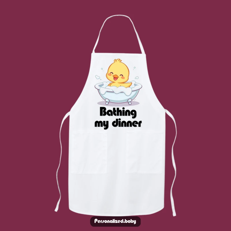Funny Duckling Bath Apron: Cook with Hilarious Splashy Fun