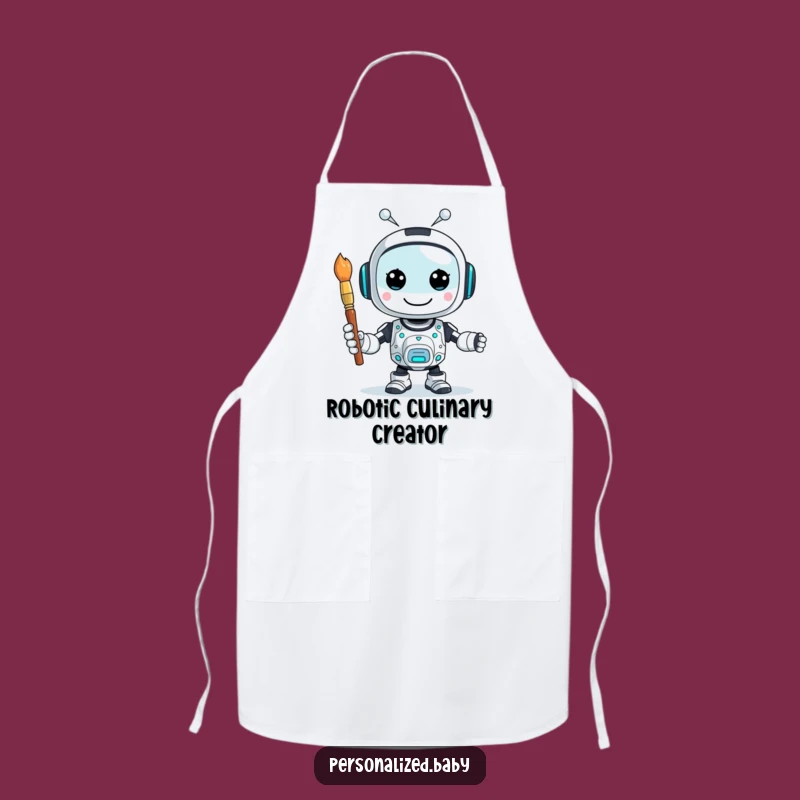 Funny AI Painter Apron: Protect Your Clothes While Creating, Hilarious Tech Accessory