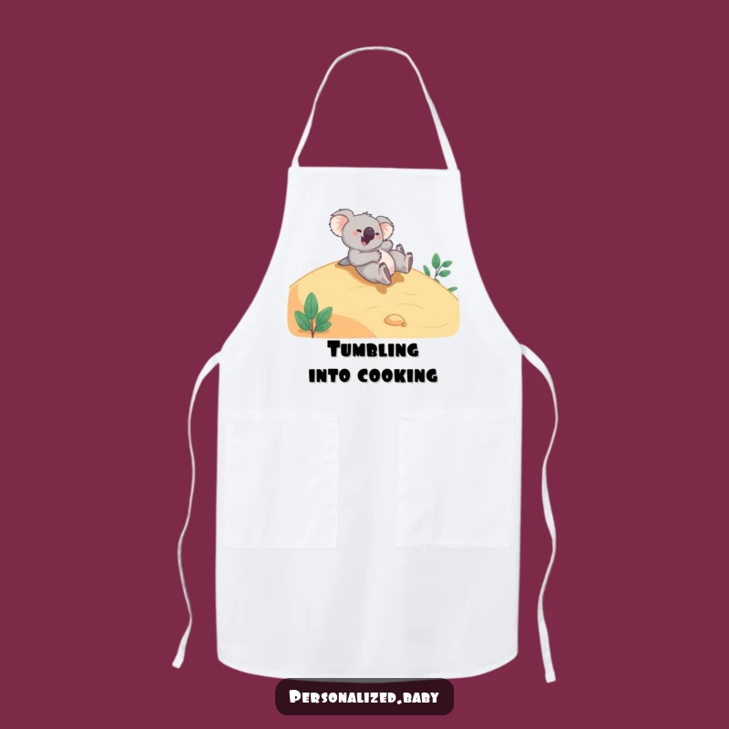 Funny Koala Hillside Apron: Cook with Playful Giggles, Perfect Funny Gift!