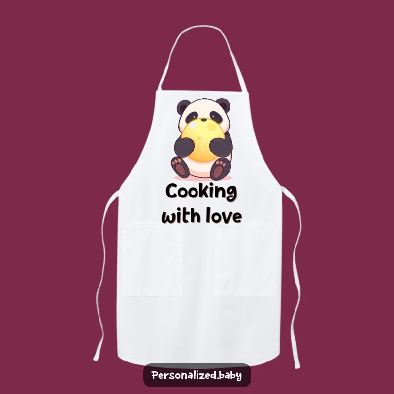 Funny Panda Apron: Cook With Love For Our Planet