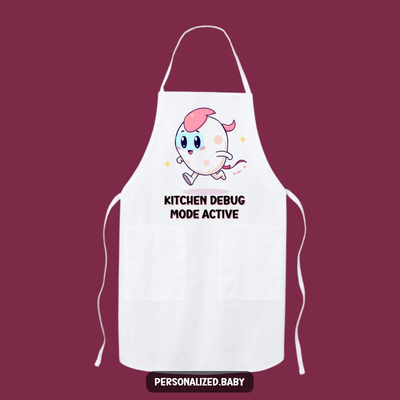 Funny Zooming Code Apron - Playful Chef's Gift for Coders!