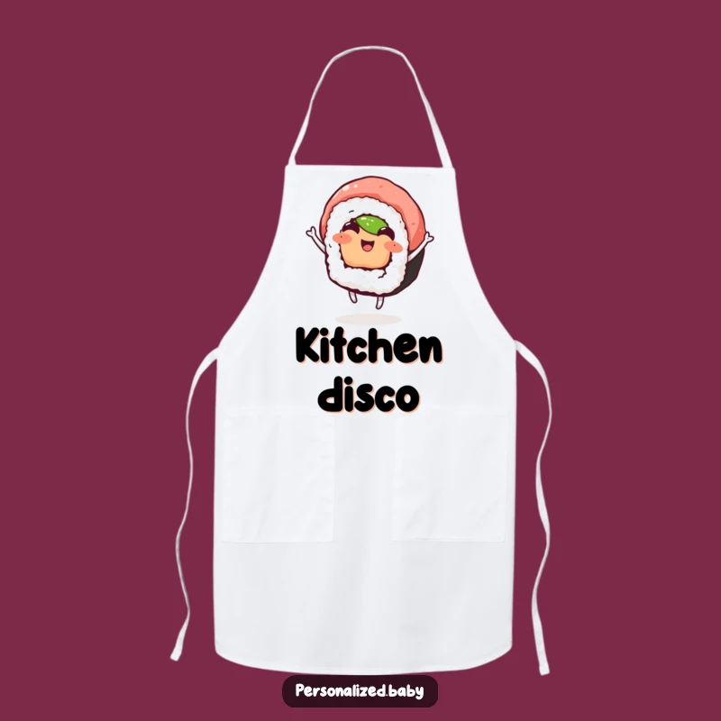 Funny Dancing Sushi Apron: Cook with Joy in This Hilarious Kitchen Accessory