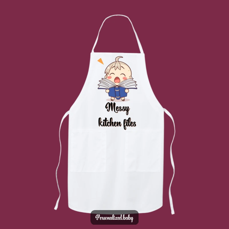 Funny Binder Apron: Cook Up a Storm with Shocked Pages!