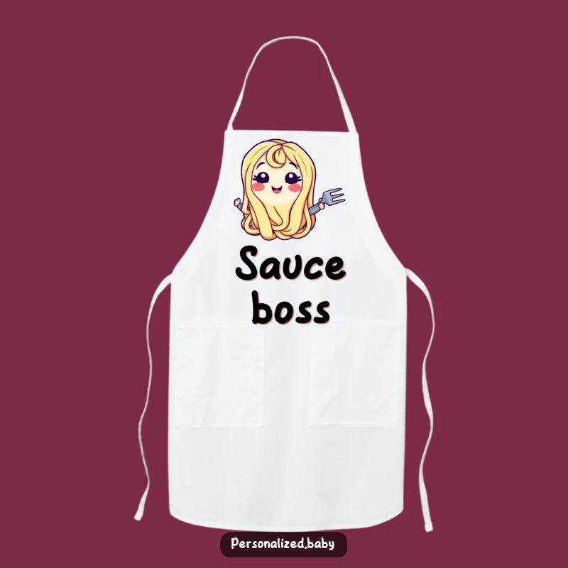 Funny Chef s Noodle Apron: Spaghetti Character, Great Funny Kitchen Gift