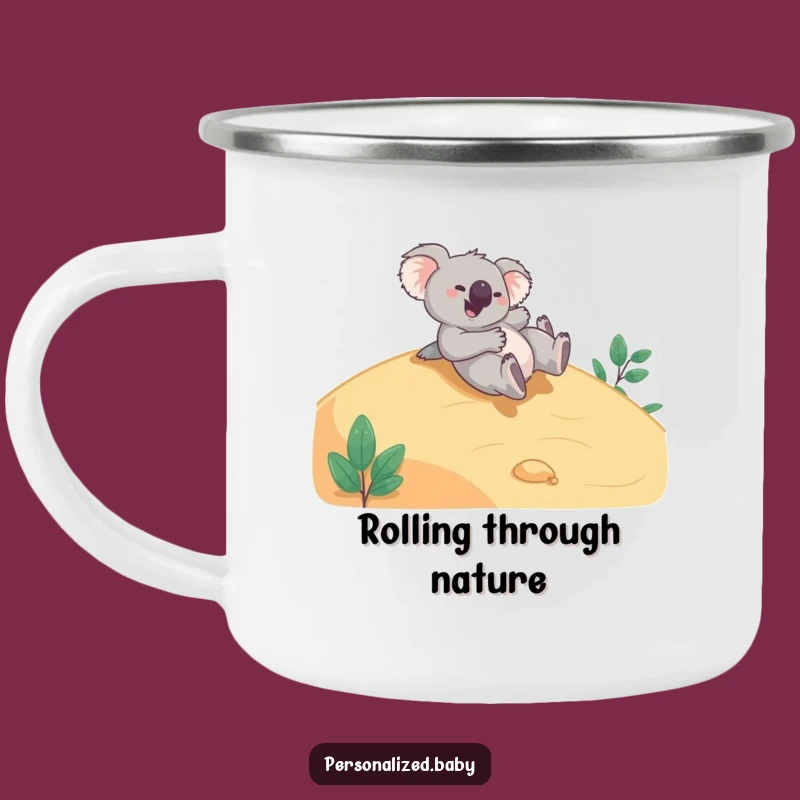 Funny Koala Hillside Camping Mug: Tumbles & Sips by the Fire, Perfect Funny Gift!