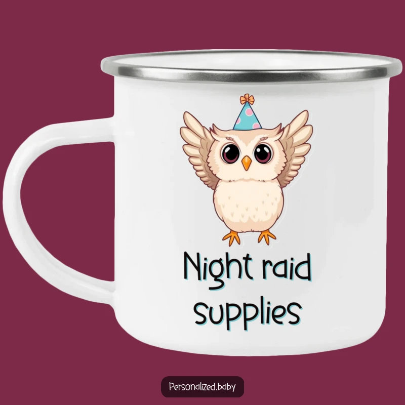 Funny Swooping Owl Camping Mug - Adventure Dive Funny Gift
