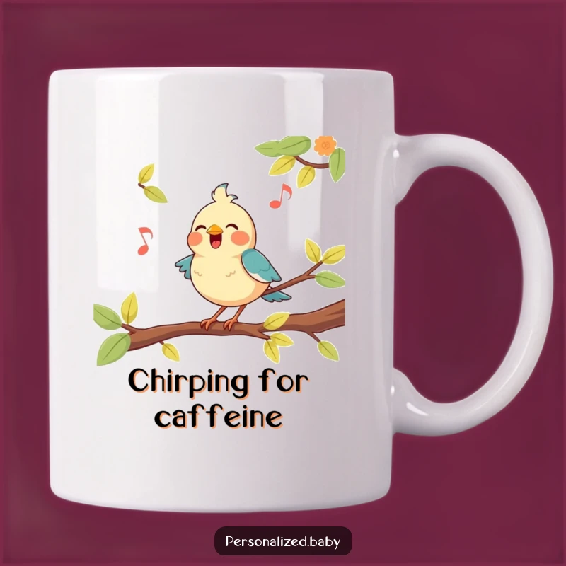 Funny Bird Singing Mug: Happy Performer Fun, Perfect Funny Gift