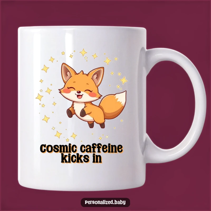 Funny Fox Constellation Mug: A Joyful Leap for Celestial Humor