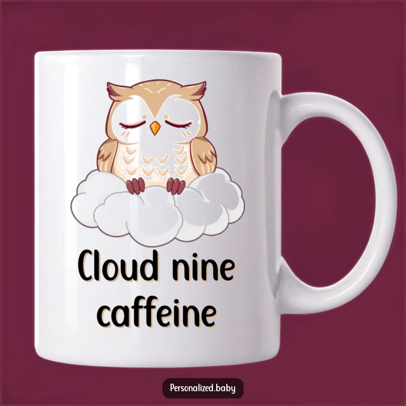Funny Owl Cloud Mug: Sleepy Dreams and Cozy Comfort