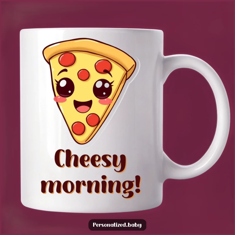 Funny Pizza Slice Mug: A Cheerful and Hilarious Gift for Pizza Lovers