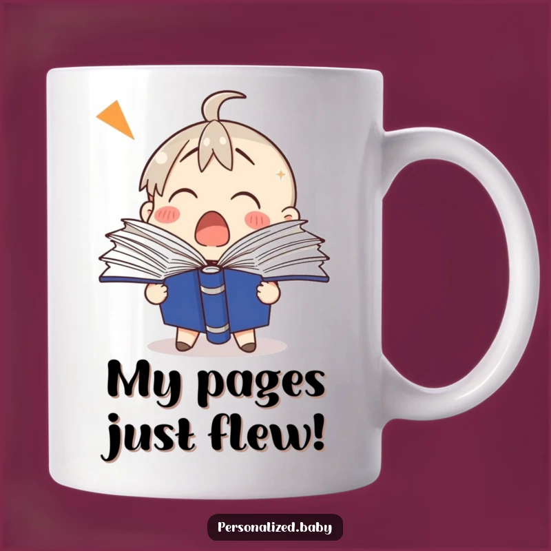 Funny Shocked Binder Mug: Pages Fanning Out for a Hilarious Office Gift