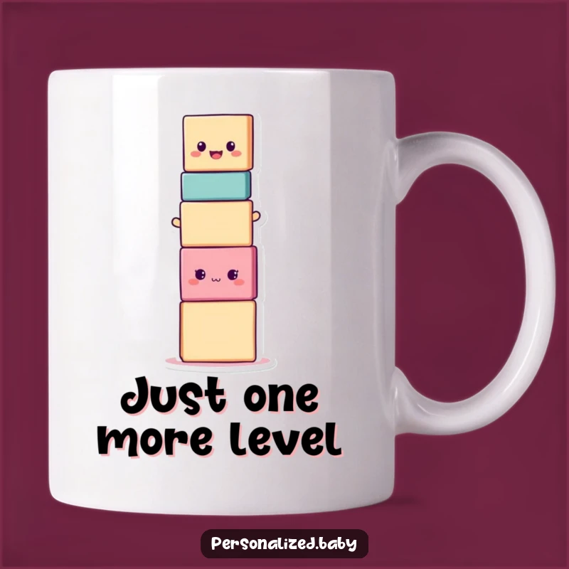 Funny Stacking Block Mug: Hilarious Gift for Anyone Who Loves a Good Balance Joke