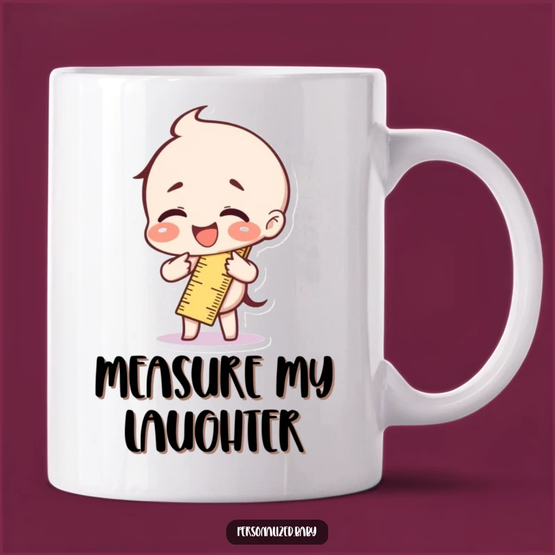 Funny Giggling Ruler Bend Mug: A Hilarious Gift for Straight-Laced Fun