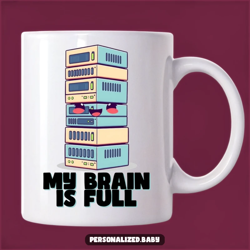 Funny Giggle Data Blocks Mug - Hilarious Gift for Tech Enthusiasts!