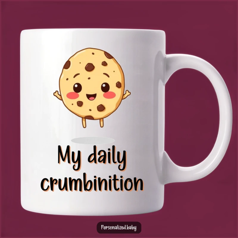 Funny Cheerful Cookie Mug - Perfect Chocolate Chip Freckle Gift for Cookie Lovers
