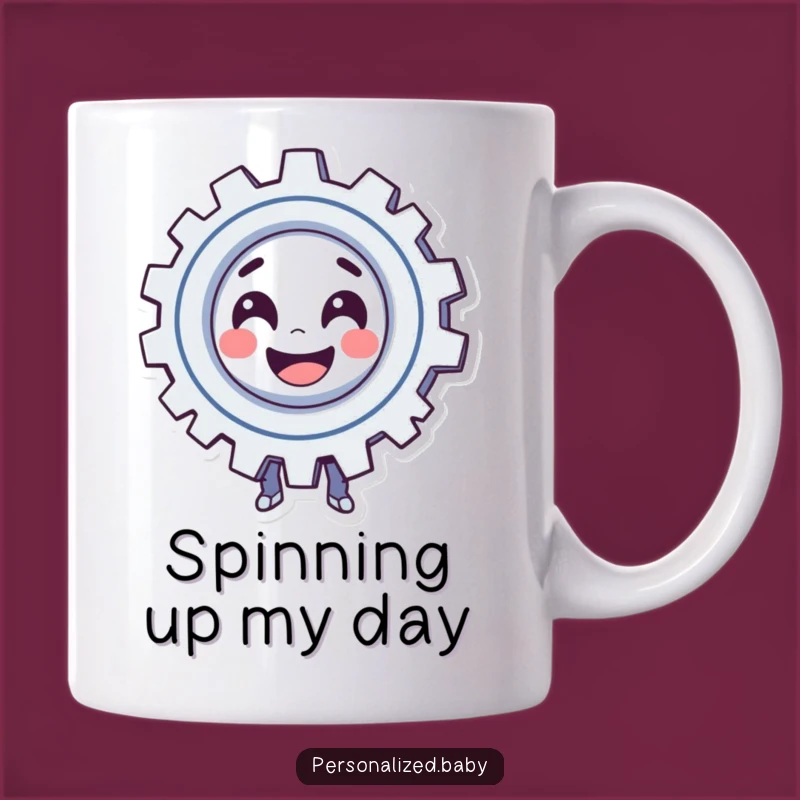 Funny Automation Gear Mug - Playful Engineer Gifts Present