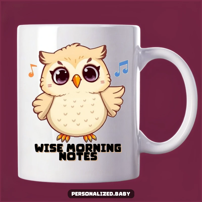 Funny Owl Melody Mug: Surprised Hooting Tune, Perfect Funny Gift for Bird Lovers