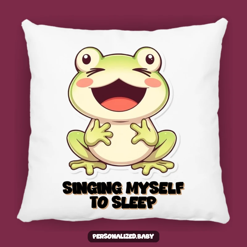 Funny Frog Singing Pillow: Cozy Melodies, Adorable Funny Gift