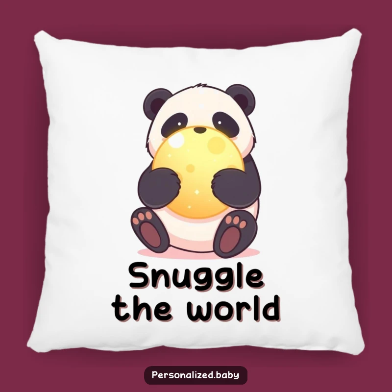 Funny Panda Pillow: Huggable Comfort For Planet Lovers