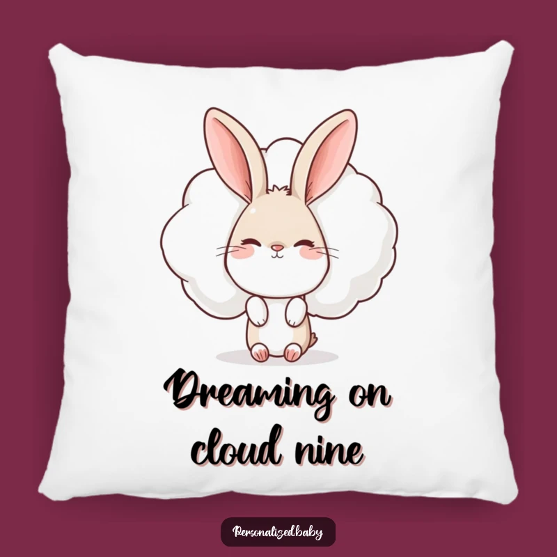 Funny Rabbit Cloud Pillow: Snuggle Up with This Soft and Funny Gift!