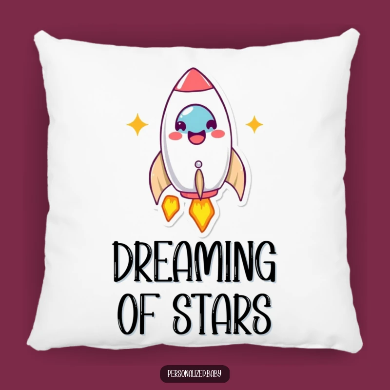Funny Rocket Ship Launch Pillow for Dreamy Explorers