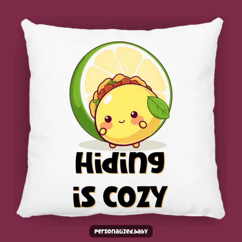 Funny Shy Taco Pillow: Cuddle Up with This Adorable and Hilarious Taco Friend
