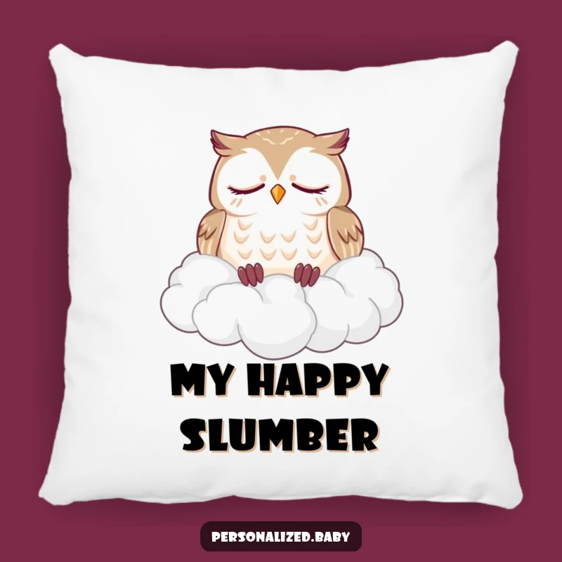 Funny Owl Cloud Pillow: Cozy Comfort for Sweet Dreams
