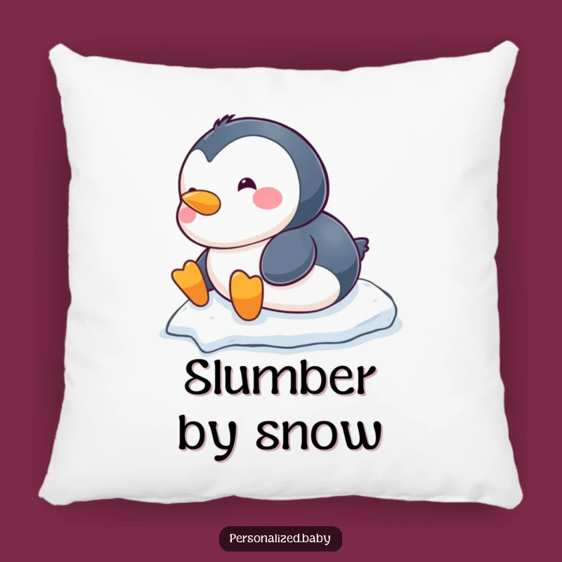 Funny Penguin Pillow - Plush Chubby Sliding Belly Cushion, a Cozy Winter Gift