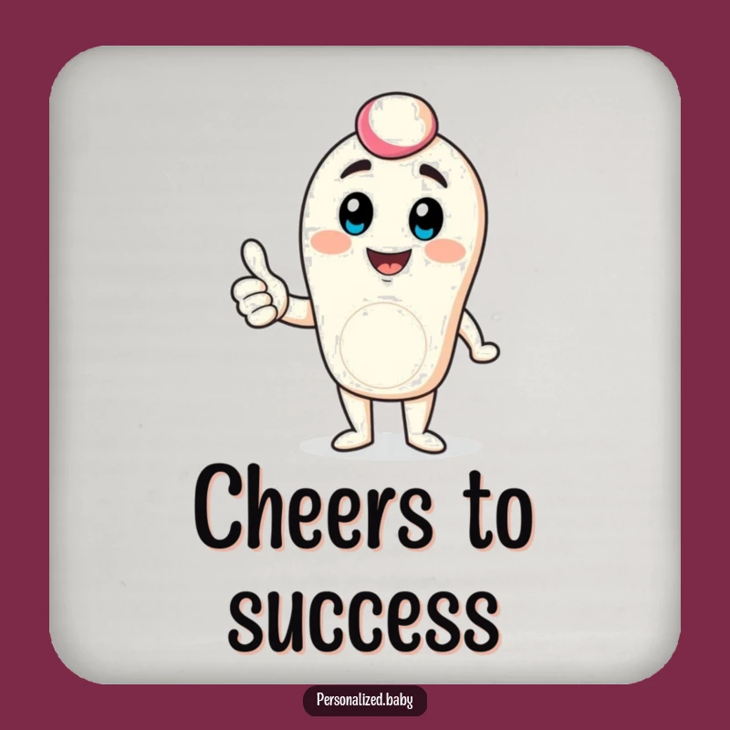 Funny Digital Avatar Coaster: Bouncing Thumbs Up To Protect Your Surfaces