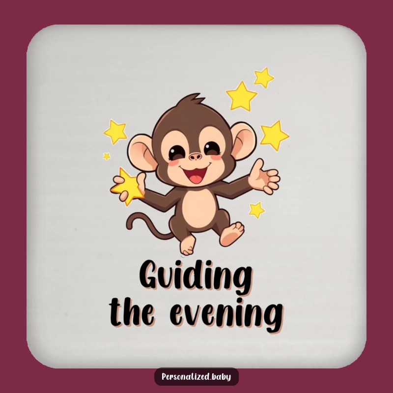 Funny Monkey Star Coasters: Protect Surfaces with Playful Charm