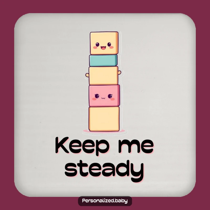 Funny Stacking Blocks Coaster: Hilarious Protection for Your Surfaces