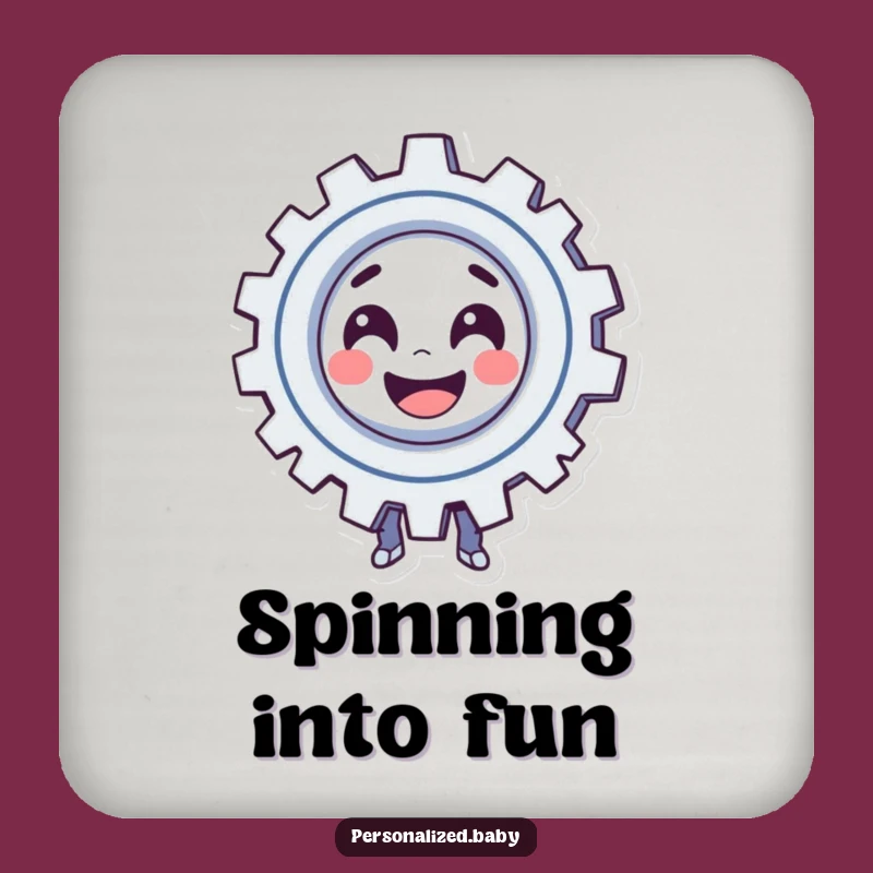 Funny Spinning Gear Coaster for Automation Drinkware
