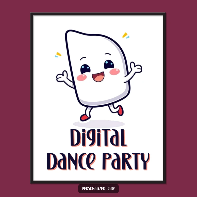 Funny Cursor Art Poster: Whimsical Wall Decor for Digital Spaces