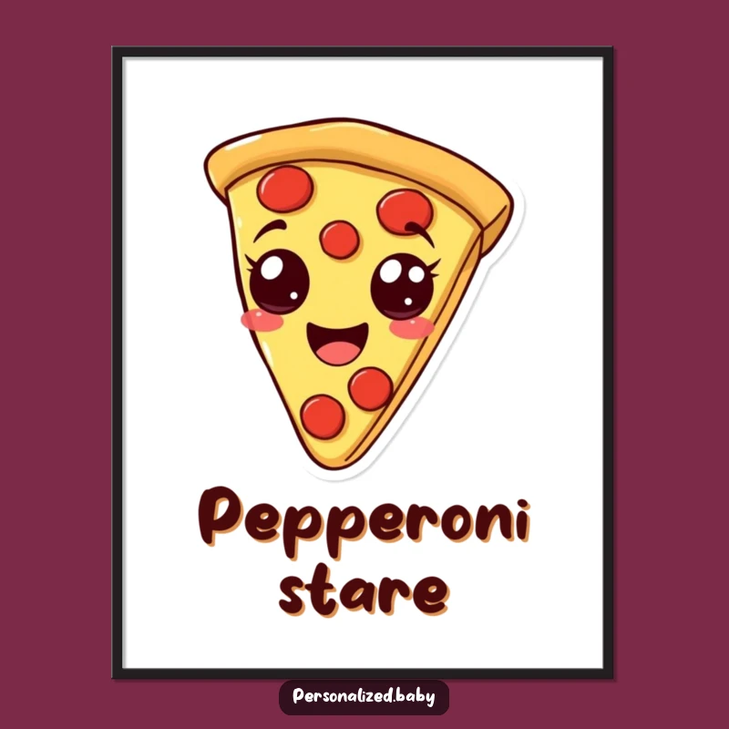 Funny Pizza Slice Poster: Decorate with Delicious Humor, The Perfect Funny Gift