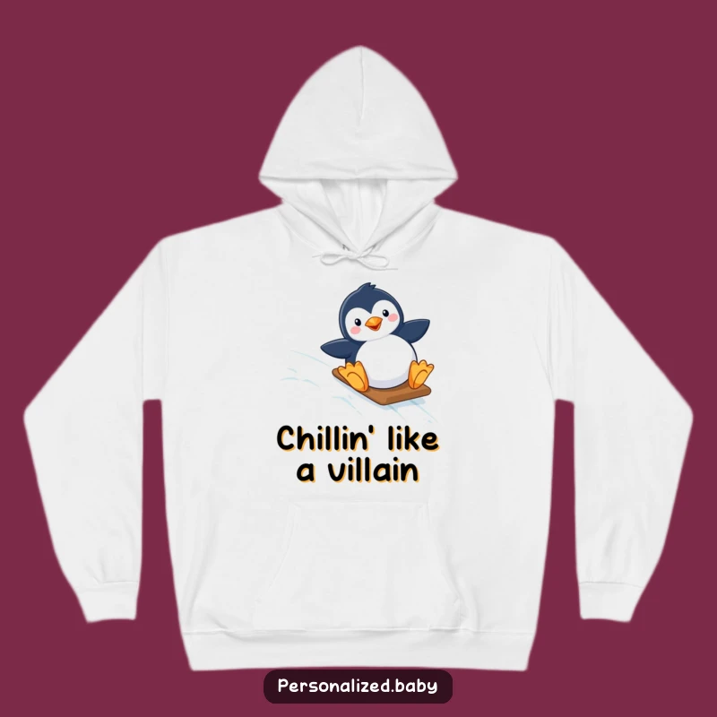 Funny Penguin Hoodie: Cozy Up With This Hilarious Starry Slide