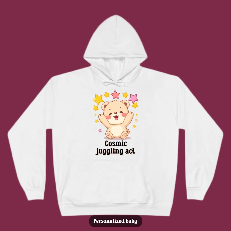 Funny Star Juggler Hoodie - Cozy Bear Cub Funny Gift