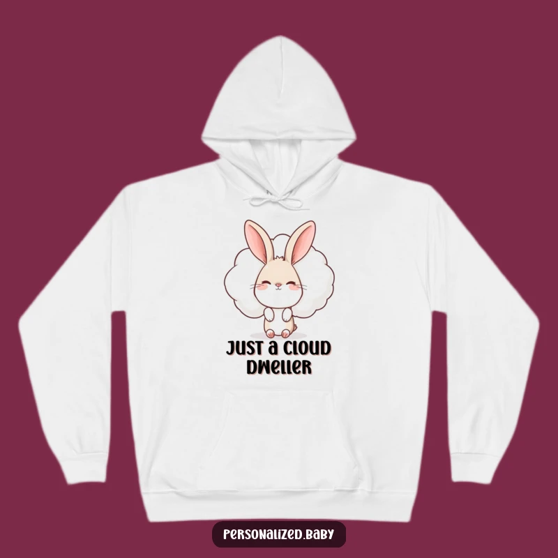 Funny Rabbit Cloud Hoodie: Cozy Up with This Adorable and Funny Gift!