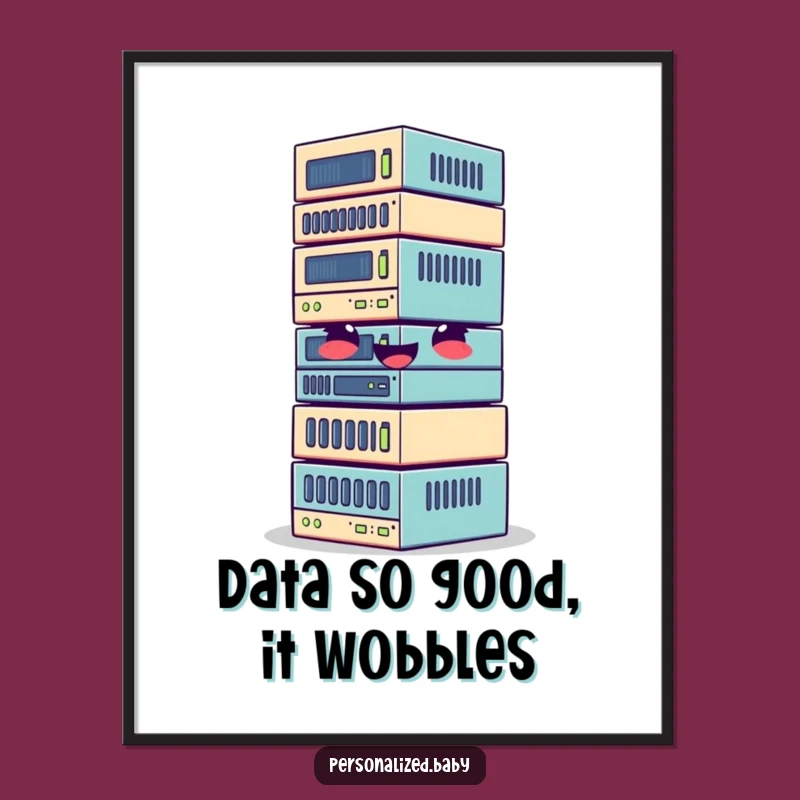 Free Printable Wobbly Data Art: Giggle-Inducing Downloadable Wall Decor!