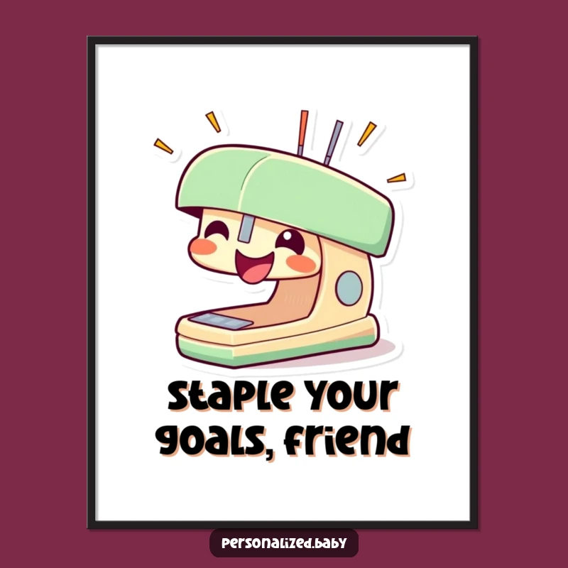 Free Printable Stapler Art: Playful Downloadable Decor for an Energetic Space