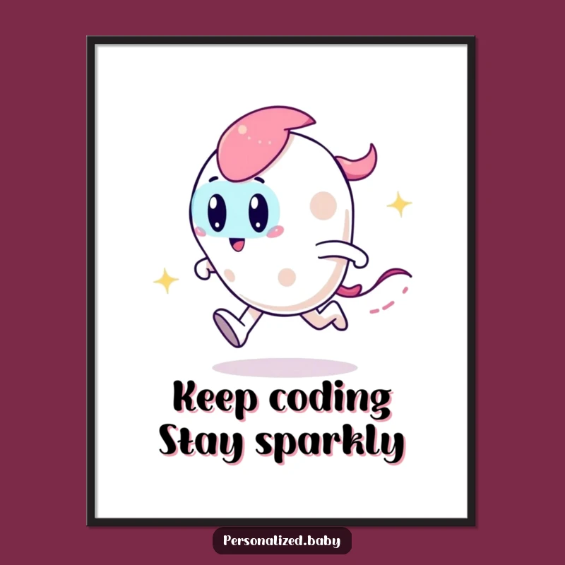 Free Printable Zooming Code Art: Funny Downloadable Wall Decor for Nerds!