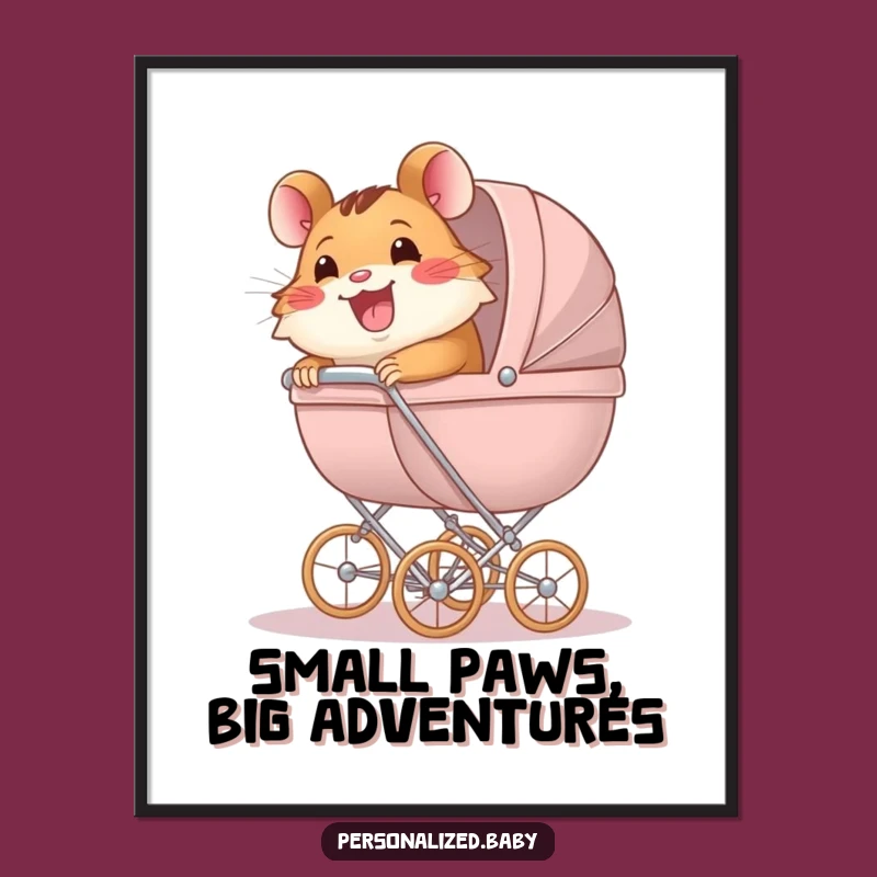 Funny Free Printable Wall Art: Hamster Parent Life Art, Quirky Downloadable Decor for Nursery