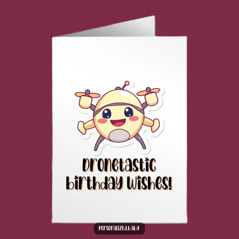 Free Printable Birthday Drone Card: Funny Downloadable Gift for Tech Lovers