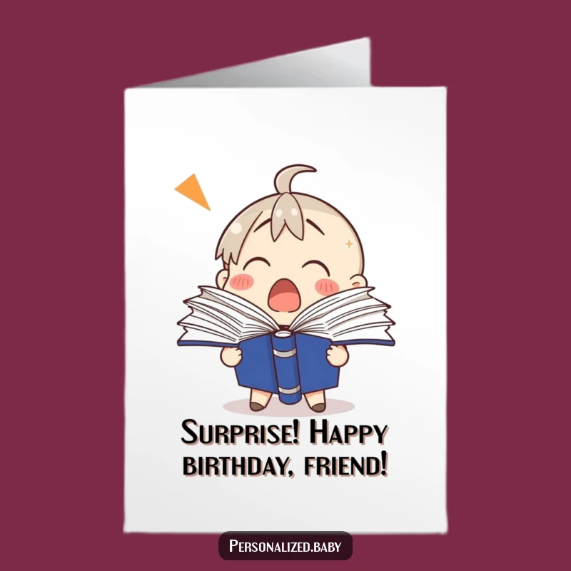Free Printable Shocked Binder Card: Hilarious Downloadable for Birthday Surprises