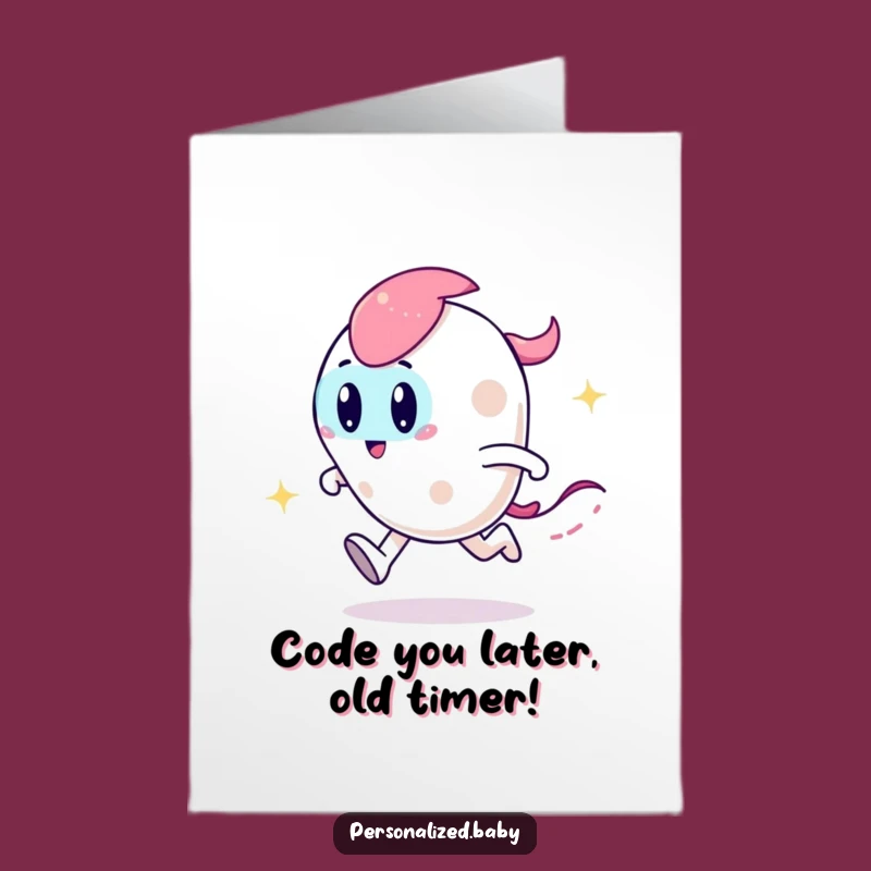 Free Printable Zooming Code Birthday Card: Funny Downloadable Gift for Geeks!
