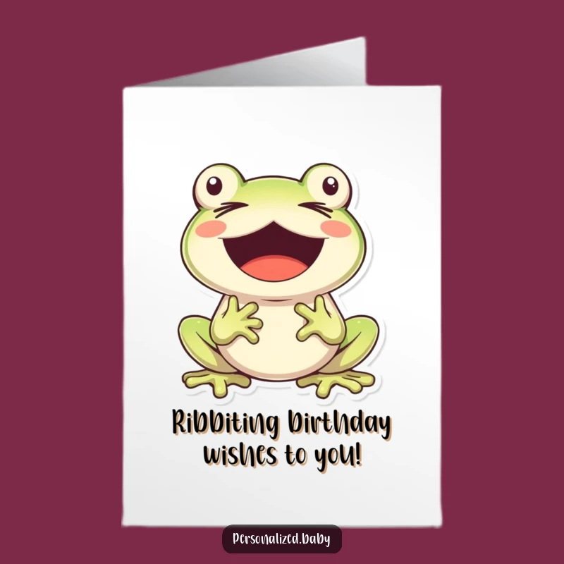 Free Printable Frog Birthday Card: Funny Downloadable Gift for the Musical Soul