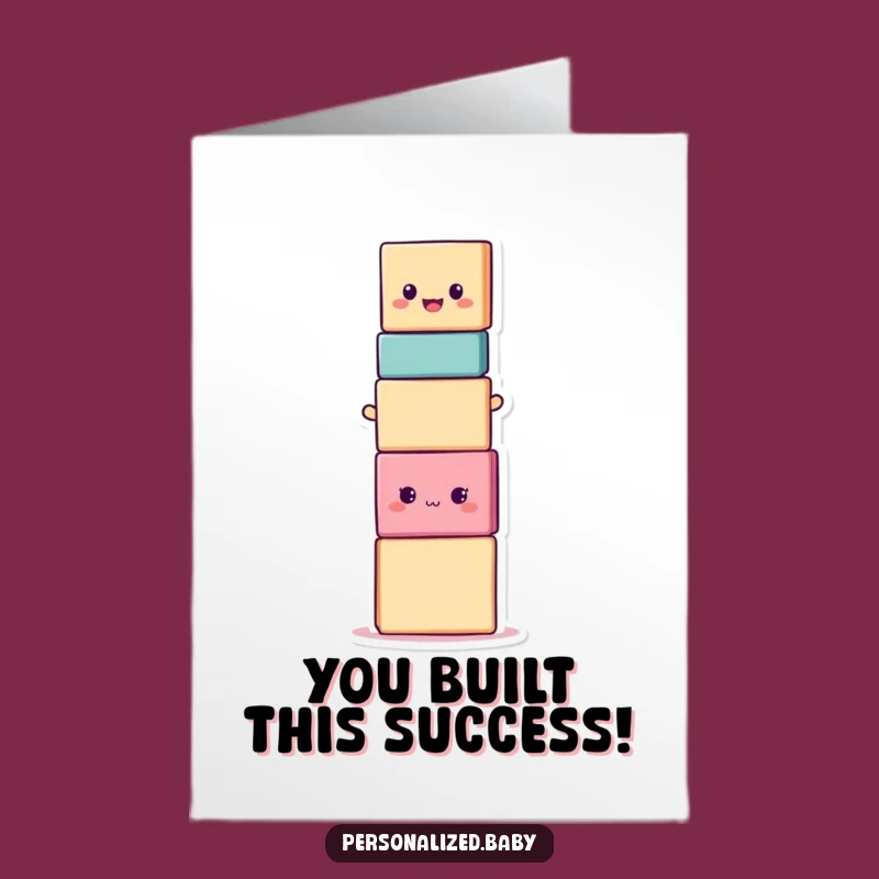 Free Printable Congrats Card: Balancing Act Humor