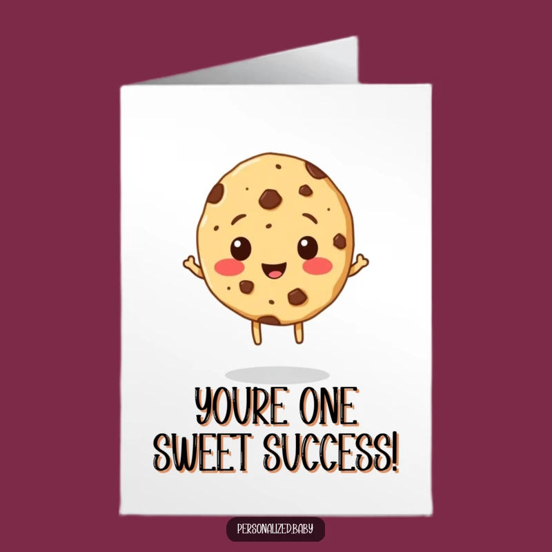 Free Printable Congrats Card: Bouncing Cookie Cheers for Your Big Win!