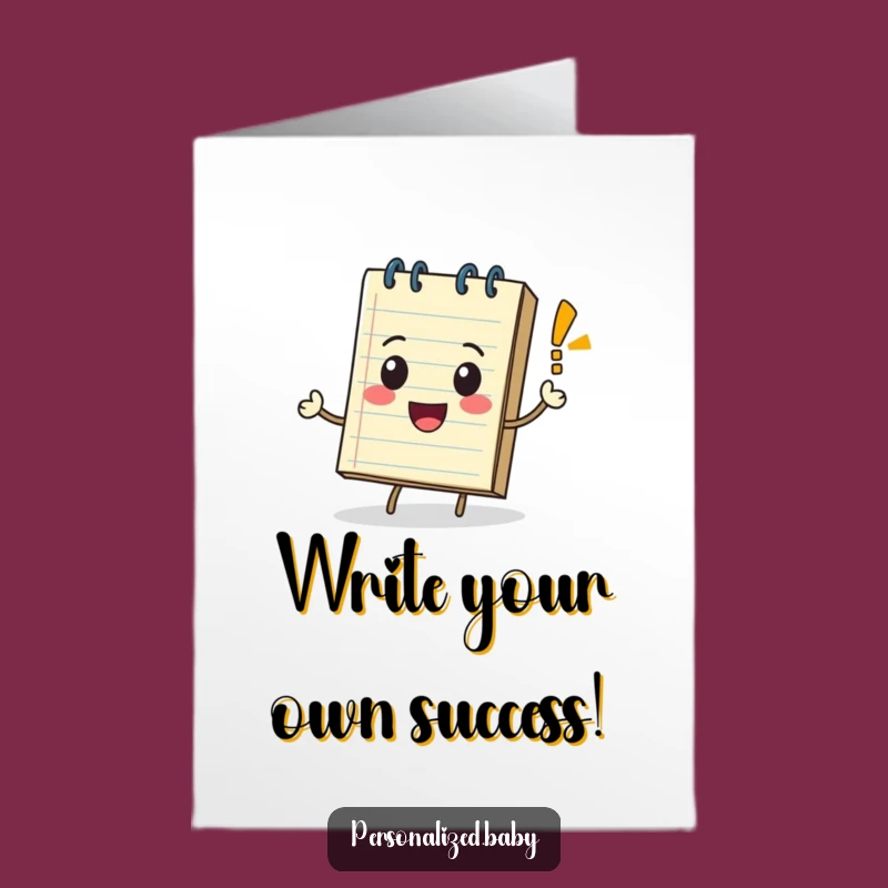 Free Printable Congrats Card: Notepad Rolls with Joy, Funny Downloadable Gift!