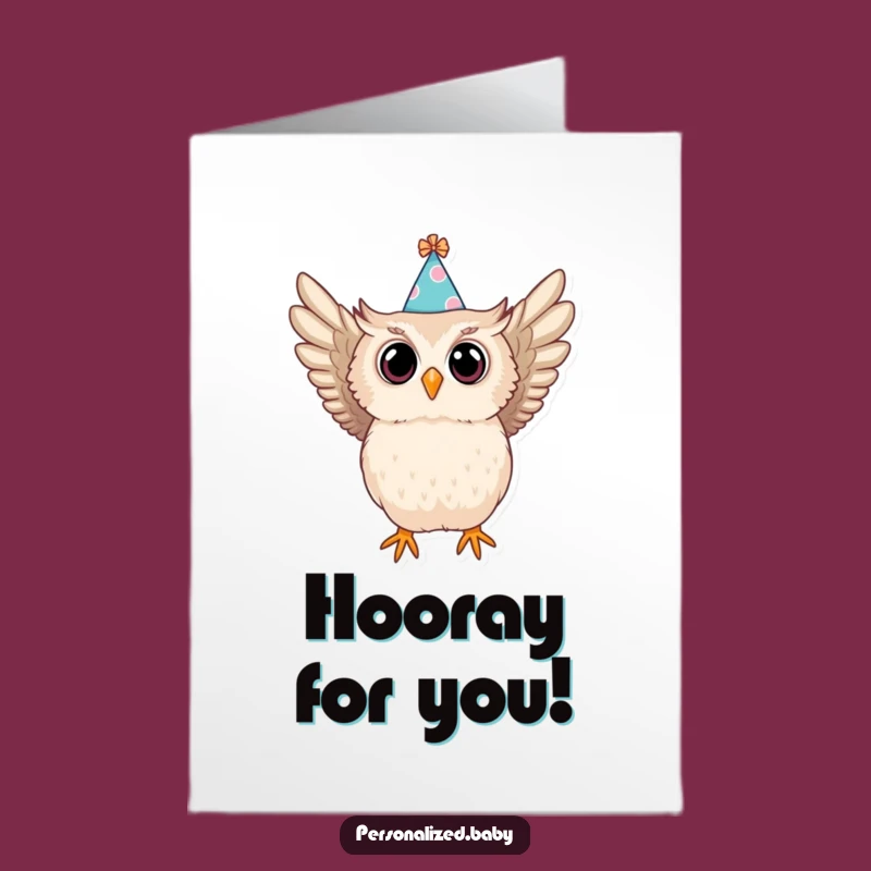 Spectacular Free Printable Congrats Card: Swooping Owl DIY Digital Gift